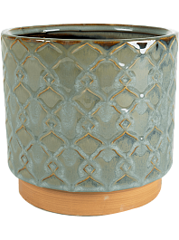 Кашпо Mees pot vintage green 17 см. (упаковка 4 шт.)