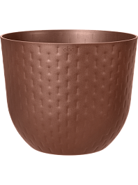Кашпо Fuente grains round rusty brown 24,3 см.