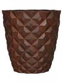 Кашпо Capi lux heraldry vase taper round ii rust