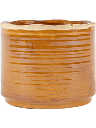 Кашпо Jordy pot caramel 18 см. (упаковка 2 шт.)