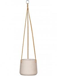 Подвесное кашпо Rough patt (hanging) l grey washed