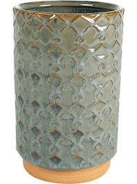 Кашпо Mees pot tall vintage green 20 см. (упаковка 6 шт.)