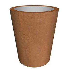 Кашпо Cortenstyle® conica topper on ring H59 D48