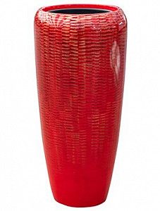 Кашпо Amfi partner snake red (с техническим кашпо) 75 см.