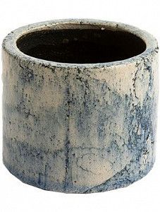 Кашпо Fracture pot petrol 20 см. (упаковка 2 шт.)