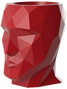 Кашпо Adan nano lacquered red