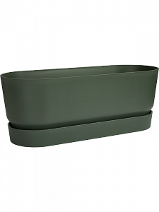 Кашпо Greenville trough long leaf green L17.9