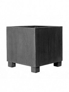 Кашпо Fiberstone jumbo grey m 70 см.