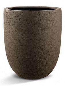 Кашпо Struttura tall egg pot light brown 61 см.