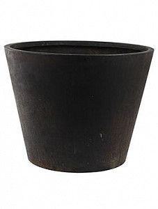 Кашпо Unique (grc) couple straight conic black 30 см.