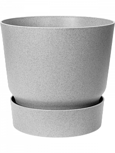 Кашпо Greenville round living concrete 44 см.