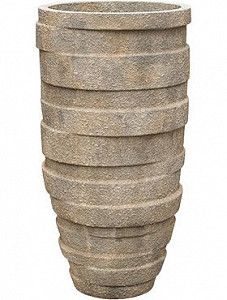 Кашпо Luxe lite stone varuna partner grey 80 см.