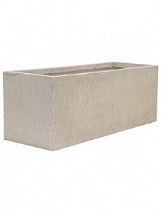 Кашпо Raindrop rectangle beige 30 см.