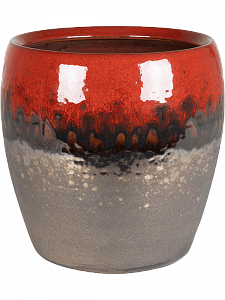 Кашпо Amora couple black red 17 см.