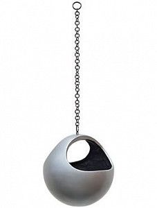Подвесное кашпо Gradient hanging basket matt grey