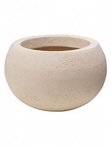 Кашпо Polystone plain bowl natural