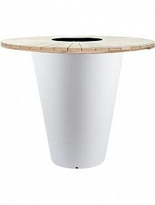Кашпо Otium olla table herba white