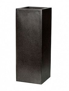 Кашпо Capi "Lux planter square i black"