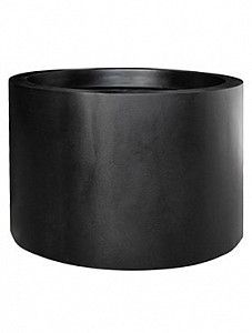 Кашпо Fiberstone jumbo max middle high black m