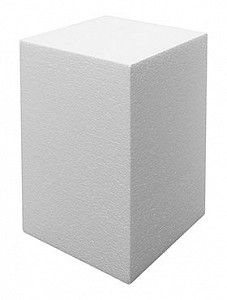 Кашпо Polystyrene base potheight 78 cm L25 W25 H38