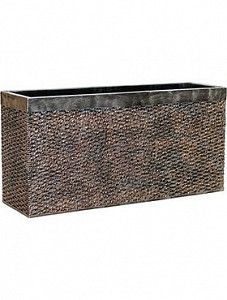 Кашпо Luxe lite universe layer rectangle bronze