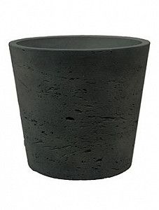 Кашпо Rough mini bucket m black washed