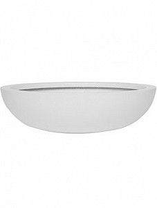 Кашпо Fiberstone matt white monique m