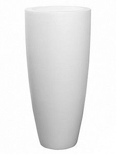 Кашпо Fiberstone matt white dax xl