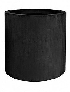 Кашпо Fiberstone jumbo max black xl