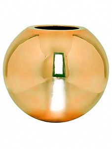 Кашпо Fiberstone platinum glossy gold bet