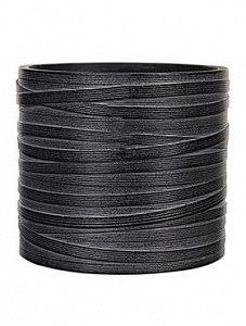 Кашпо Capi "Nature vase cylinder iii loop black" (упаковка 3 шт.)
