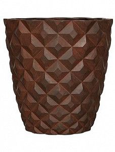 Кашпо Capi "Lux vase taper round i rust"