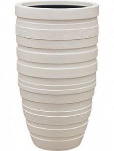 Кашпо Polystone coated junar partner white (with liner) 70 см.