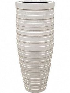 Кашпо Polystone coated junar partner white (with liner) 120 см.