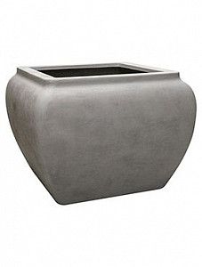 Кашпо Waterjar square grey 75 см.