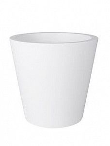 Кашпо Pure® straight round white 34 см.