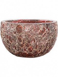 Кашпо Lava bowl relic pink 24 см.