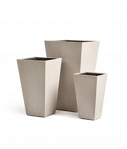 Кашпо TREEZ Effectory - серия Beton - Трапеция Middle