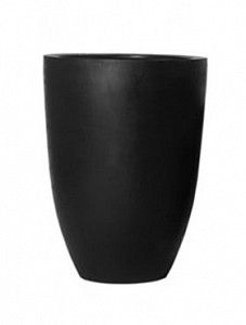Кашпо Fiberstone ben black l
