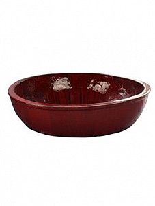 Кашпо Mystic bowl red black