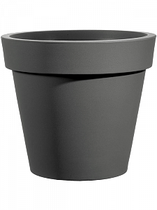 Кашпо Rotazionale easy round pot anthracite 32 см.