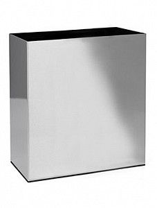 Кашпо Alure trend aluminium brushed lacquered L66 W35 H75