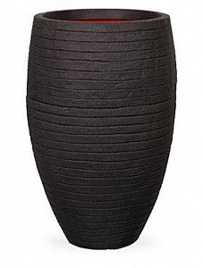 Кашпо Capi "Nature nature row nl vase vase elegant i black"