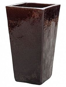 Кашпо Plain kubis brown 60 см.