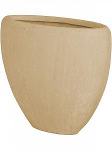 Кашпо Polystone plain oval natural 30 см.