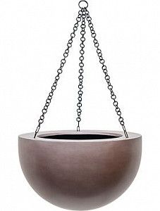 Подвесное кашпо Gradient hanging bowl matt coffee 21 см.