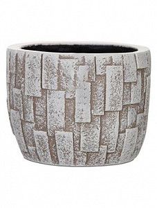 Кашпо Capi "Nature stone egg planter ii ivory" (упаковка 4 шт.)