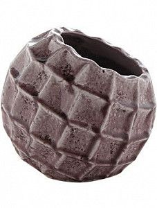 Кашпо Indoor pottery pot square design pink 16 см.
