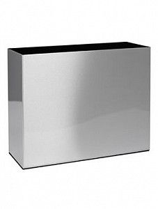Кашпо Alure trend aluminium brushed lacquered L90 W35 H75