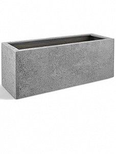 Кашпо Struttura box light grey 50 см.